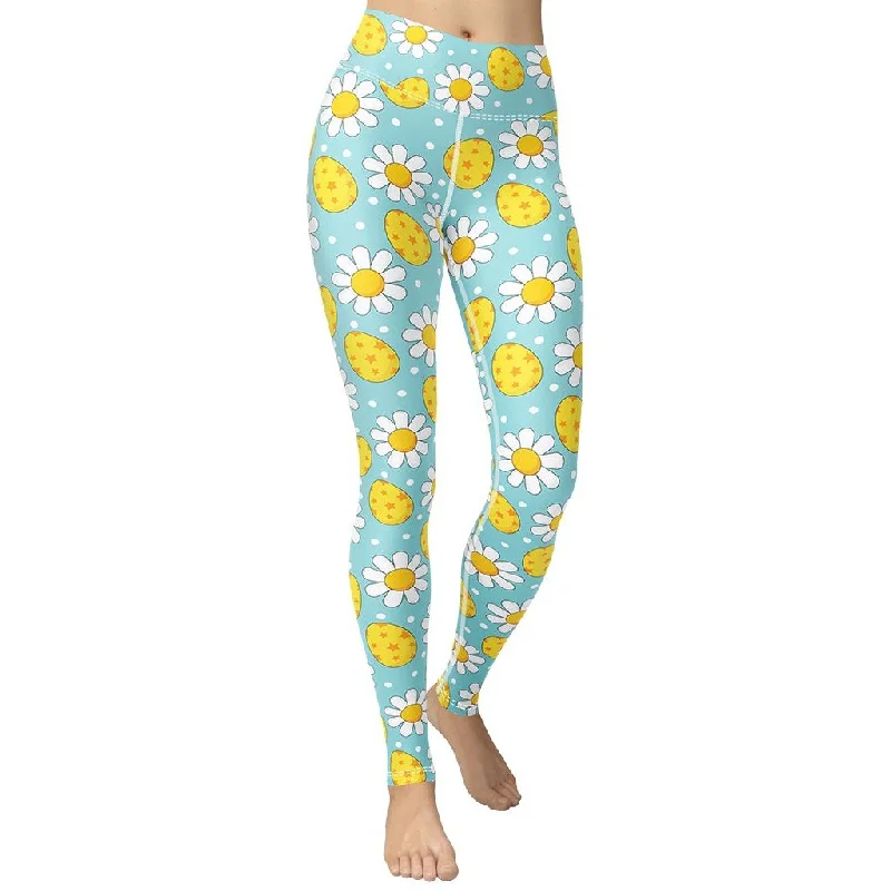 Lovely Easter Yoga Leggings Scandinavian