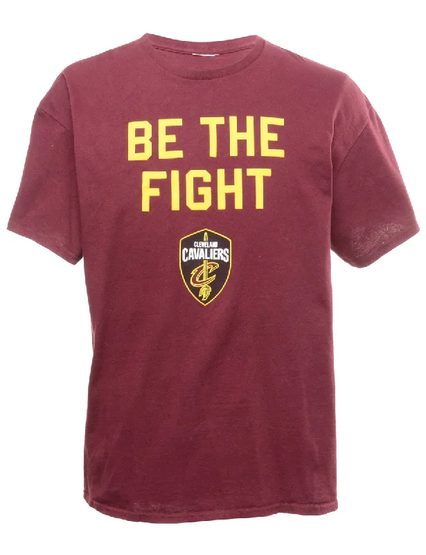 Be The Fight Printed T-shirt - XL Cool Women's Distressed