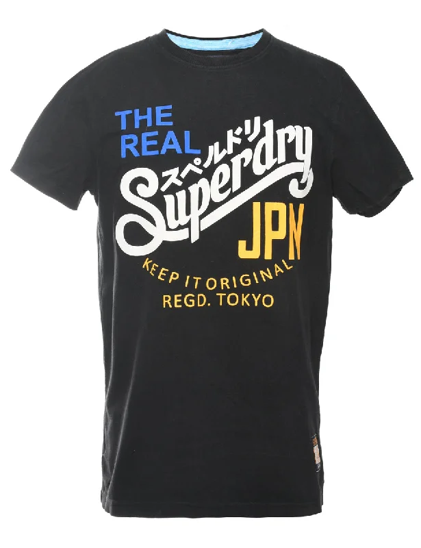 Superdry Printed T-shirt - L Dapper Women's Bow - adorned