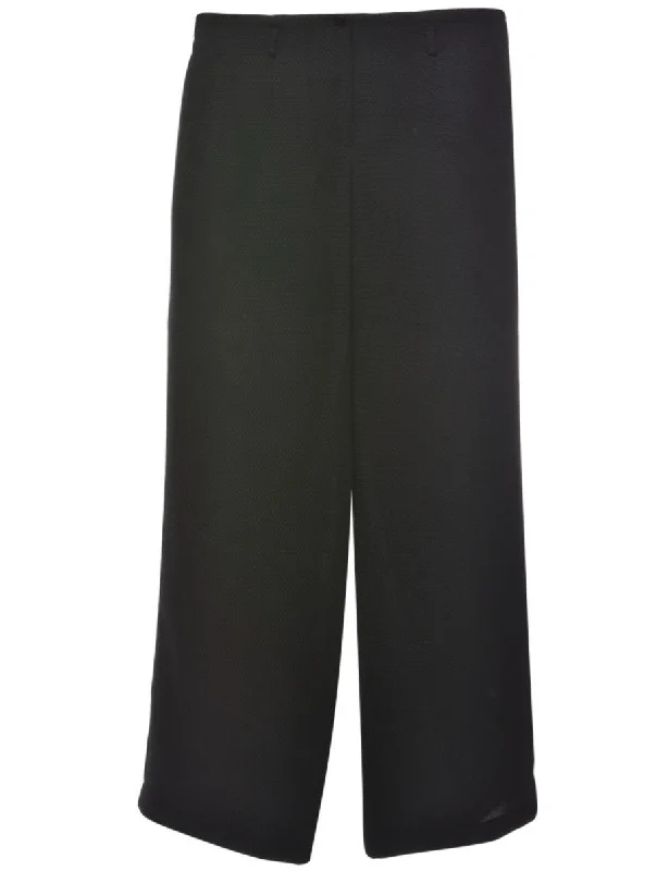 Tapered Black Trousers - W28 L31 Vacation