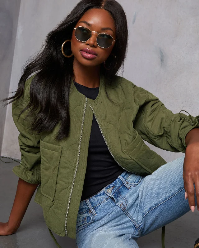 Willow Breeze Quilted Jacket Gym