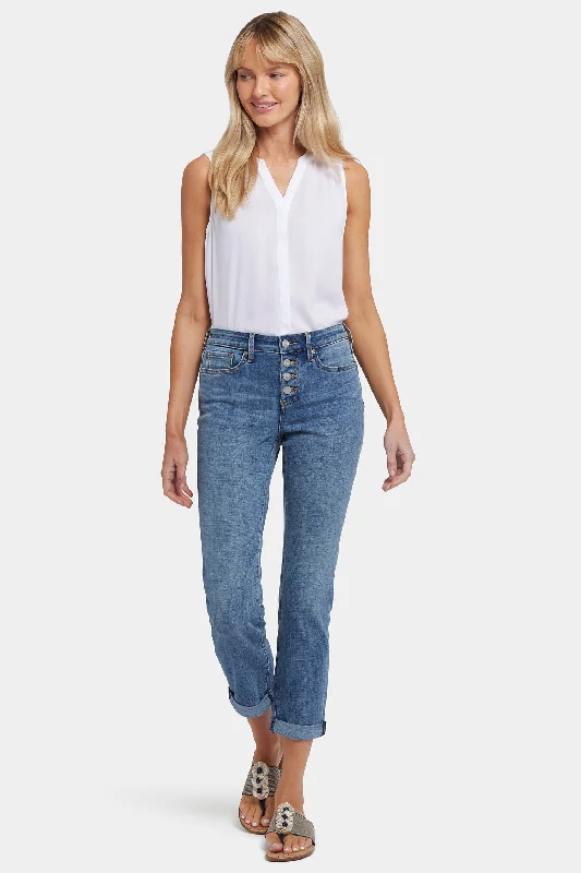 Sheri Slim Ankle Jeans - Majorca Bay Trendy Women's Oversized