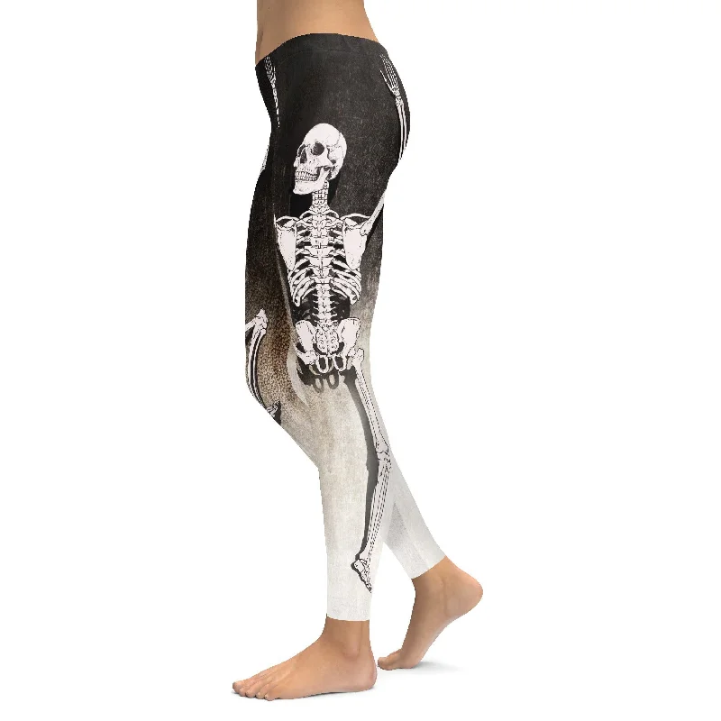 Climbing Skeleton Leggings Athletic Women's 