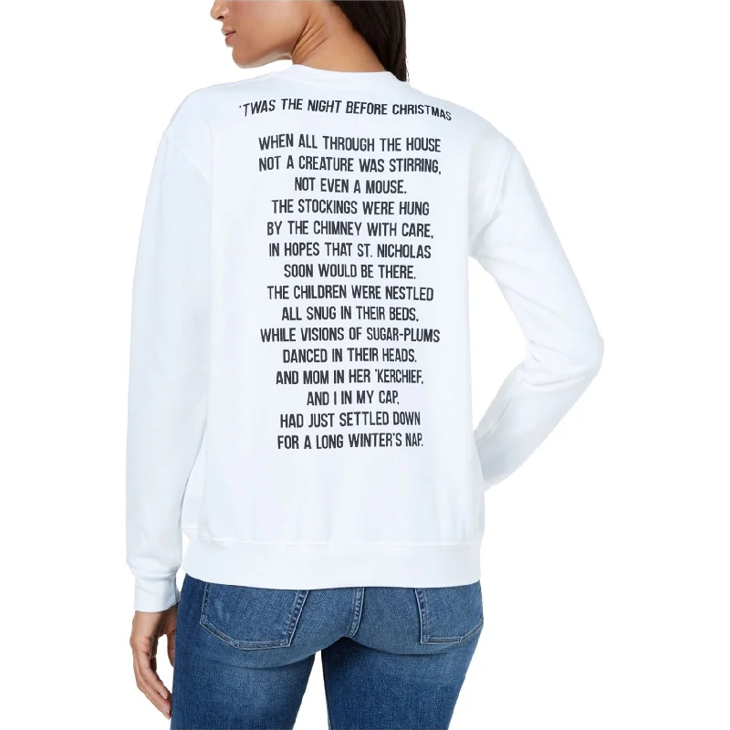 Kid Dangerous Womens 'Twas The Night Sweatshirt Artistic Women's Avant - 