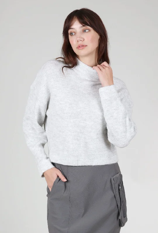 Nola Sweater, Heather Gray Disco