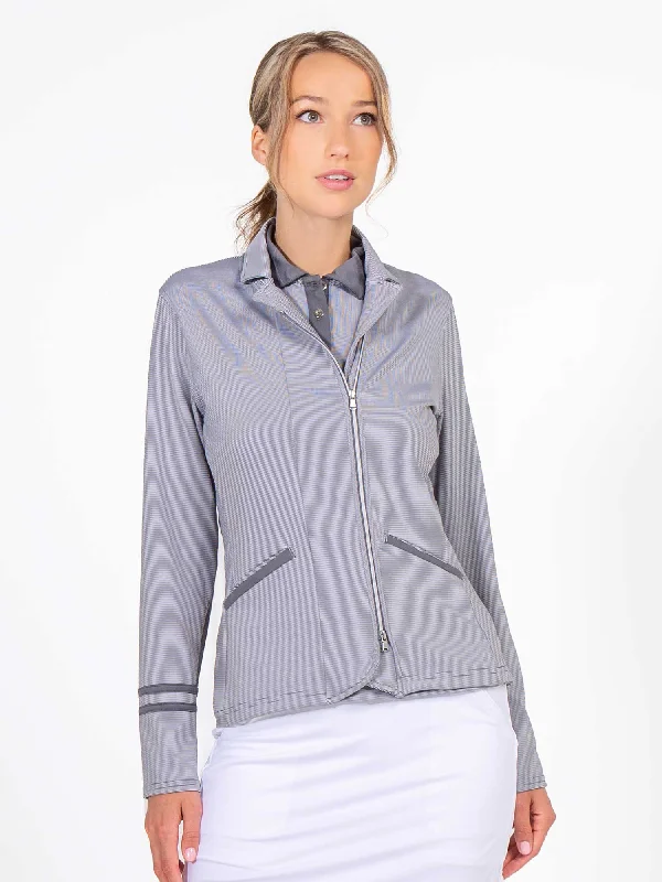 Riley Performance Blazer -Onyx Stripes Combo Business Business