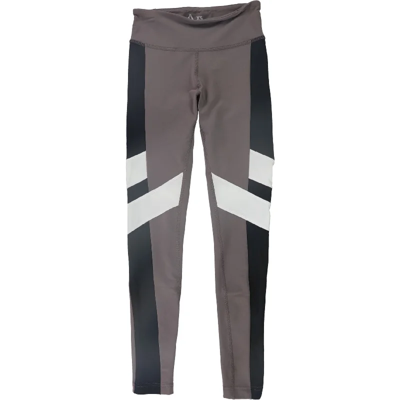 Reebok Womens Colorblock Yoga Pants, Purple, X-Small Modern Women's Tech