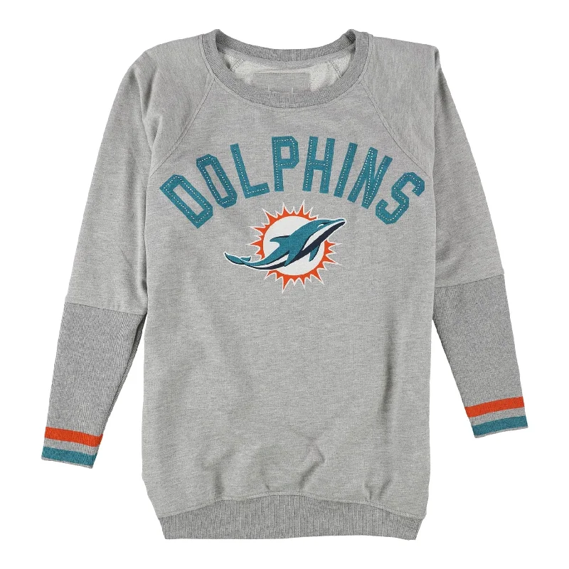 Touch Womens Miami Dolphins Sweatshirt, Grey, Medium Dapper Women's Bow - adorned Dapper Women's Bow - adorned Touch Womens Miami Dolphins Sweatshirt, Grey, Medium Dapper Women's Bow - adorned Dapper Women's Bow - adorned