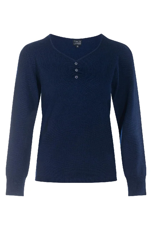 Touch of Wool Jersey | NAVY | 6330ZZ Cool Women's Distressed Cool Women's Distressed