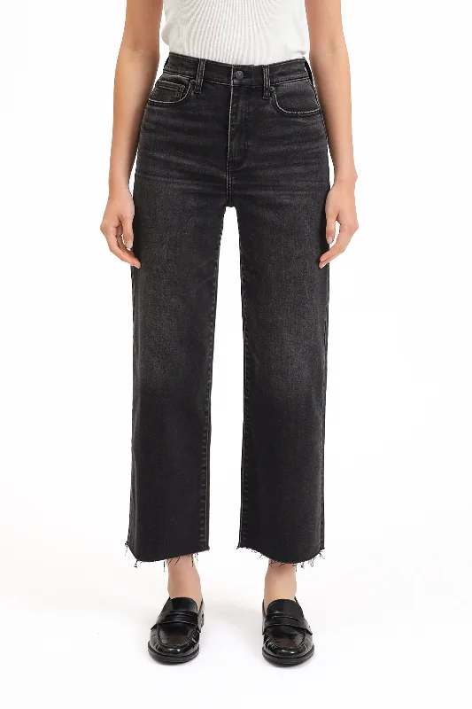 Pleaser Wide Leg Crop Jean - Twilight British Gentlewoman Style