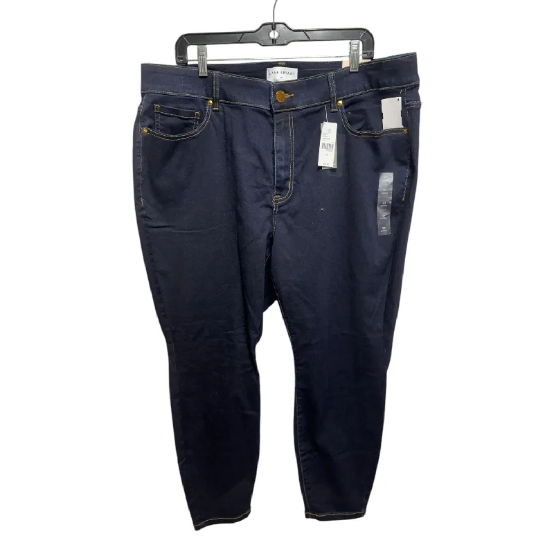 Curvy Fit Skinny Jeans By Lane Bryant In Blue, Size: 22 short Relaxed Women's 