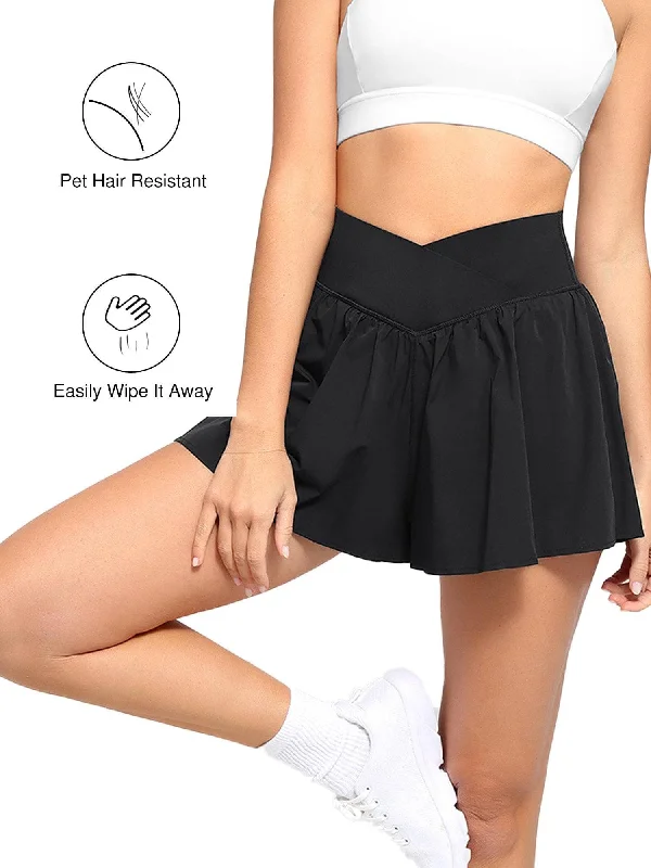 Shapewear Pet Hair Resistant Workout Shorts Scandinavian