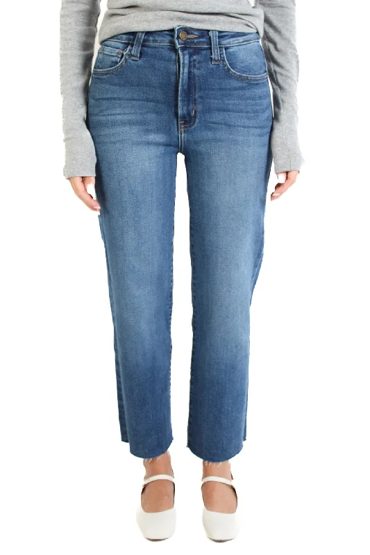 Classic Straight Dark Denim Business