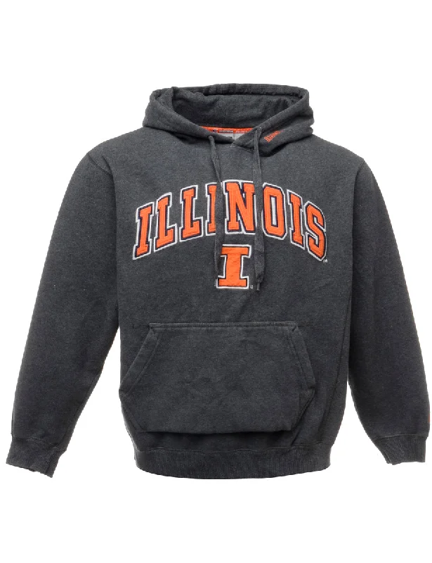 Illinois Printed Hoodie - M Practical Women's Quick - dry