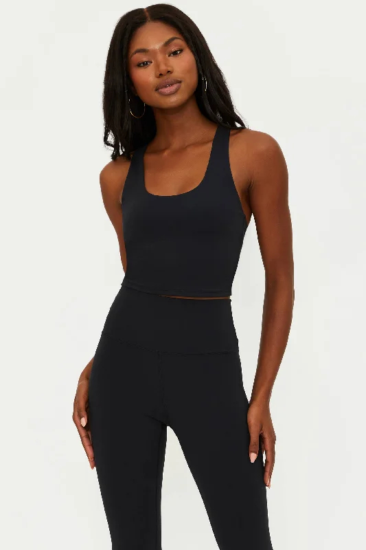 Yara Top Black Matte Hip Women's Urban