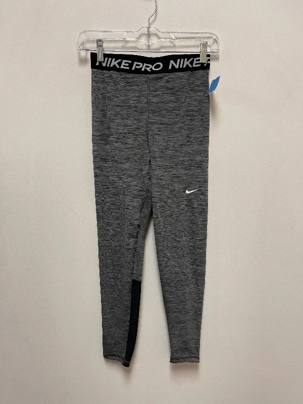 Athletic Leggings By Nike Apparel In Grey, Size: S Adventure