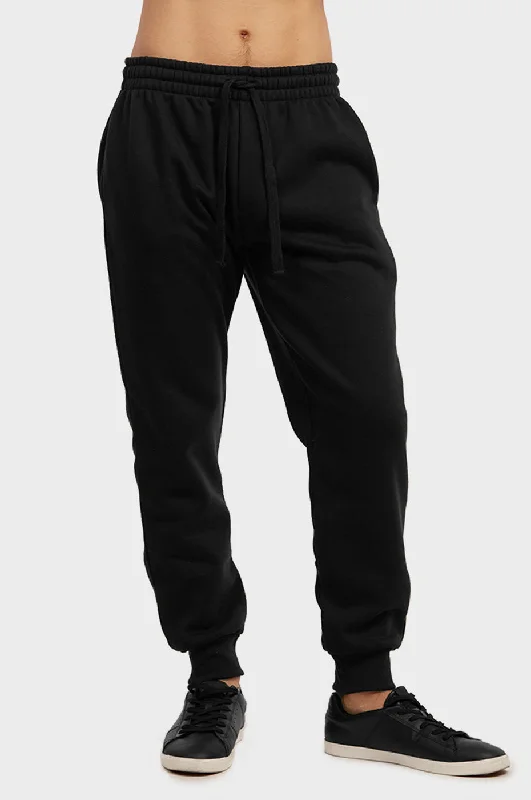 KNOCKER MEN'S MEDIUMWEIGHT FLEECE JOGGER PANTS (SP1110_BLACK) Practical Women's Quick - dry Practical Women's Quick - dry KNOCKER MEN'S MEDIUMWEIGHT FLEECE JOGGER PANTS (SP1110_BLACK) Practical Women's Quick - dry Practical Women's Quick - dry
