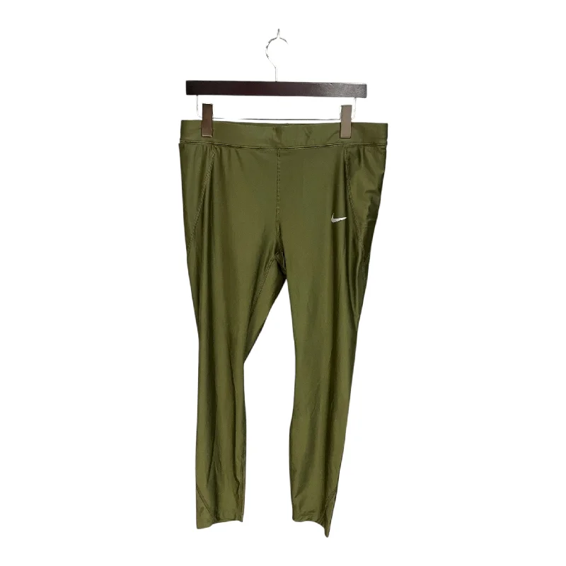 Athletic Leggings By Nike In Green, Size: Xl Relaxed Women's 