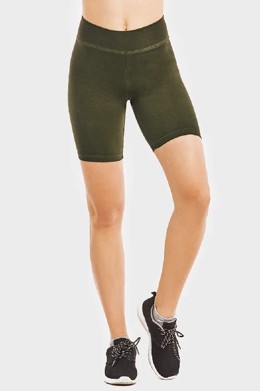 COTTONBELL LADIES COTTON 15 INCH OUTSEAM SHORTS WITH WIDE WAISTBAND (WP4015C_OLIVE) Classic Women's Tweed Classic Women's Tweed COTTONBELL LADIES COTTON 15 INCH OUTSEAM SHORTS WITH WIDE WAISTBAND (WP4015C_OLIVE) Classic Women's Tweed Classic Women's Tweed