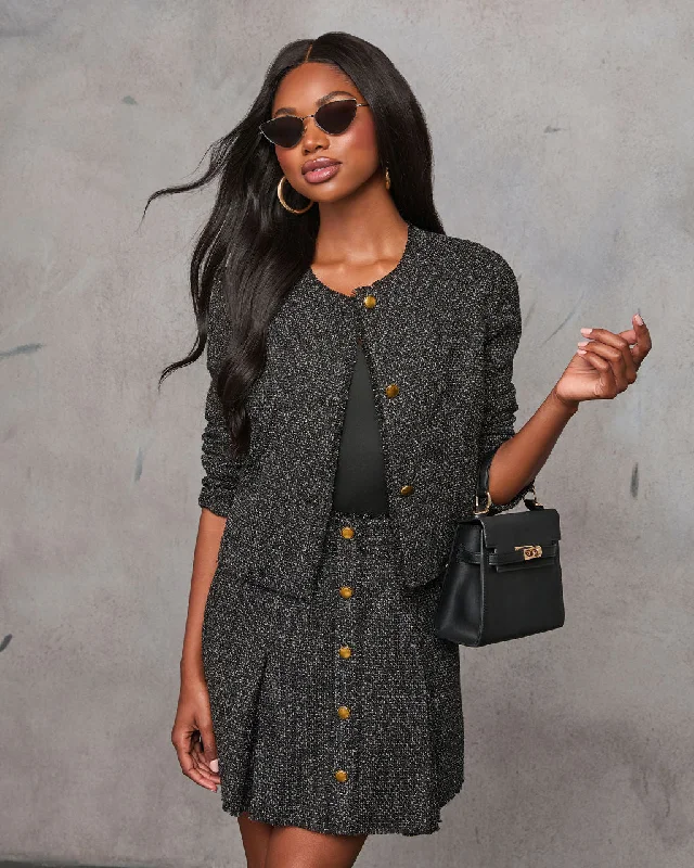 Shiloh Tweed Button Down Jacket Country