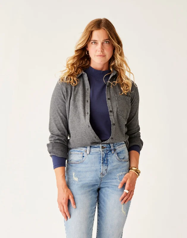Fairbanks Supersoft Shirt: Black Heather Artistic Women's Avant - 