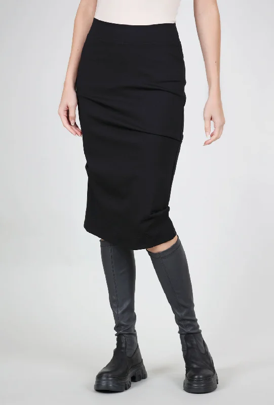 Ponte Equinox Skirt, Black Laid - back Women's Vibe