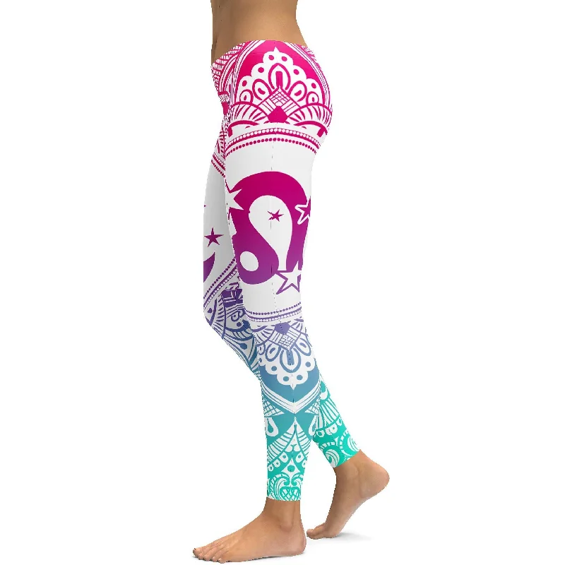 Bright Leo Leggings Bold Women's Animal Print