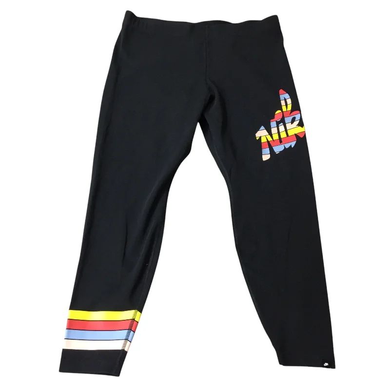 Athletic Leggings By Nike Apparel In Black, Size: 1x Earthy Women's Hemp - based
