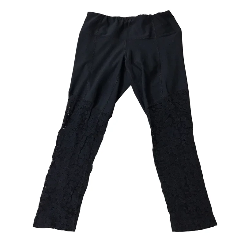 Athletic Leggings By 90 Degrees By Reflex In Black, Size: S Minimalist Women's Casual