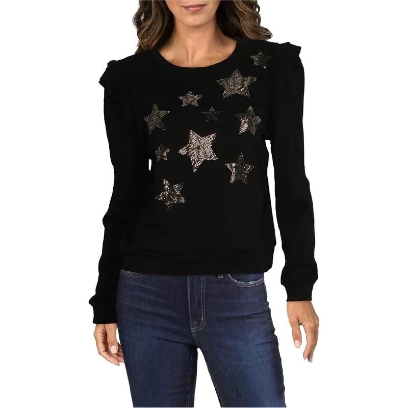 I-N-C Womens Stars Sweatshirt Vacation