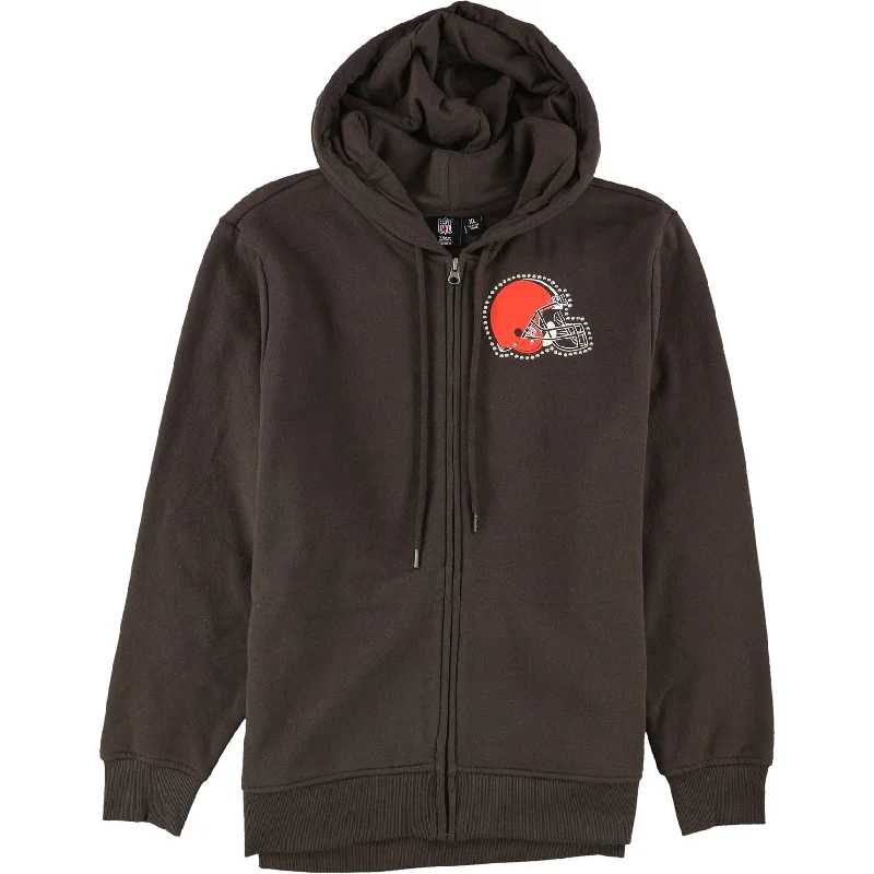 G-III Sports Womens Cleveland Browns Hoodie Sweatshirt, Brown, X-Large Athletic Women's G-III Sports Womens Cleveland Browns Hoodie Sweatshirt, Brown, X-Large Athletic Women's