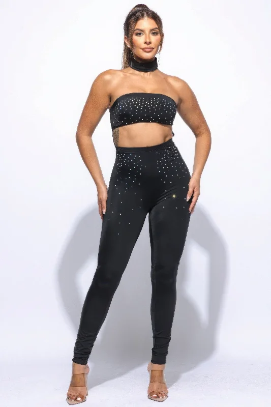 Chocker Tube Jumpsuit Sporty Women's Athleisure 