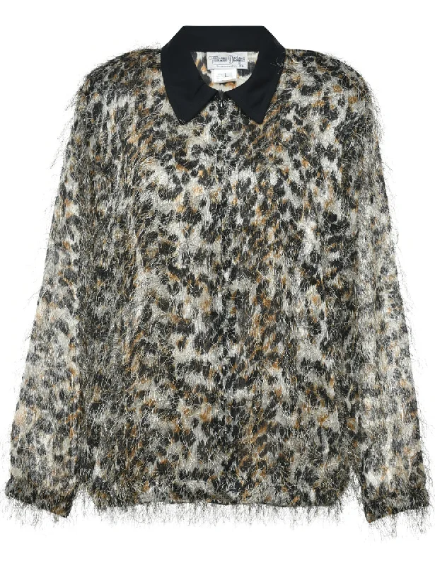 Fringed Evening Jacket - L Tough Women's Military - inspired