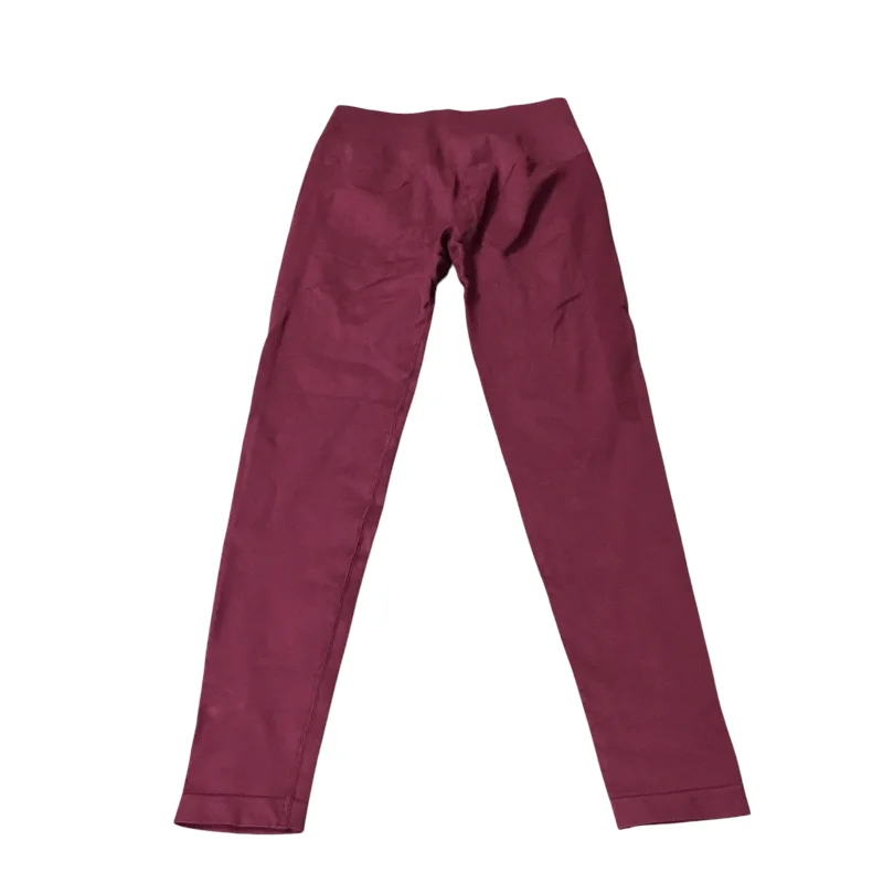 Athletic Leggings By Clothes Mentor In Burgundy, Size: Xs Country
