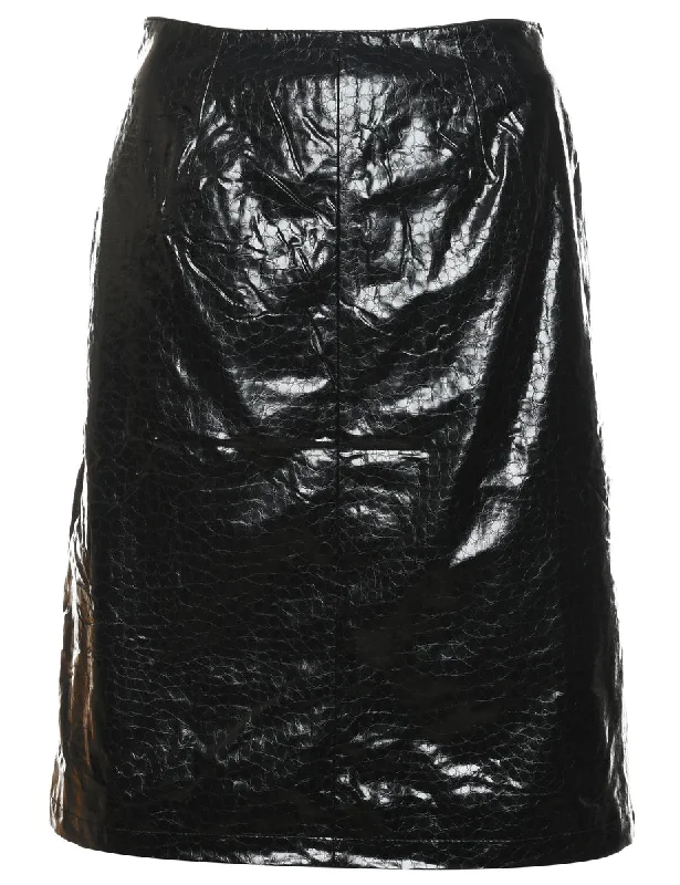 PVC A-Line Skirt - S Traditional Women's Wool