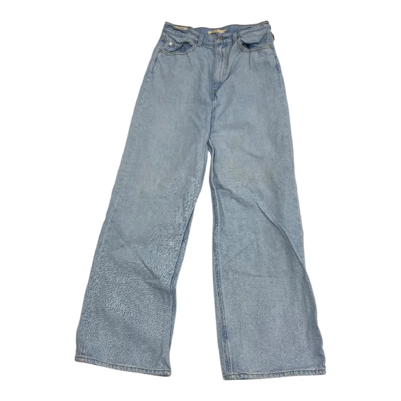 Jeans Wide Leg By Levis In Blue, Size: 8 European