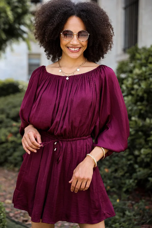 FINAL SALE - Marvelous Darling Burgundy Romper Laid - back Women's Style