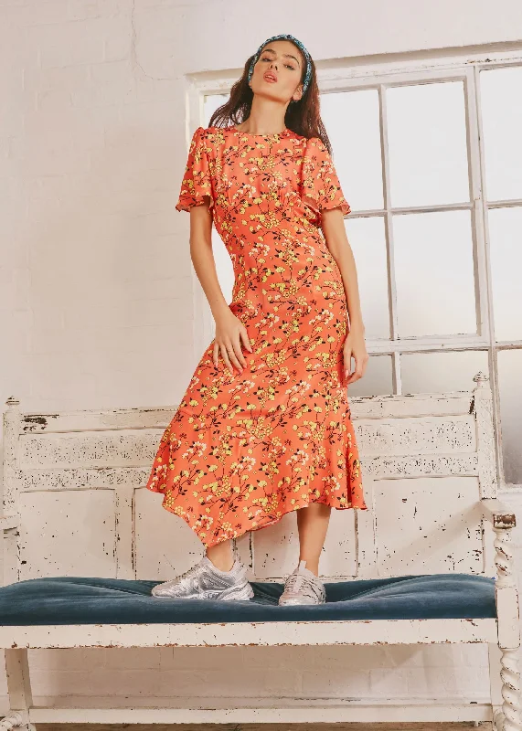 Teea Dress - Print Stylish Women's Tropical 