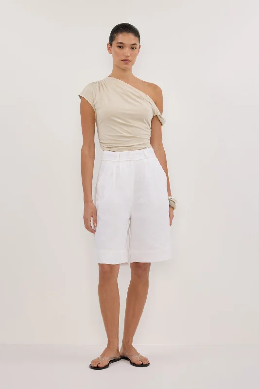 RIO OAT DRAPED TWIST KNIT TOP Feminine Women's Style  Feminine Women's Style 