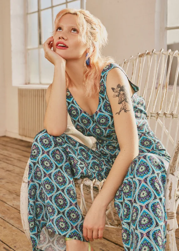Mia Jumpsuit Polished Women's Silk