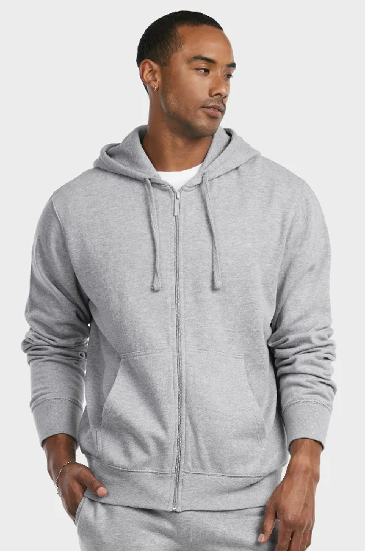 ET TU MEN'S LIGHTWEIGHT FLEECE ZIPPER HOODIE (HD2020E_H.GRY) Athletic Women's High - Athletic Women's High - ET TU MEN'S LIGHTWEIGHT FLEECE ZIPPER HOODIE (HD2020E_H.GRY) Athletic Women's High - Athletic Women's High -