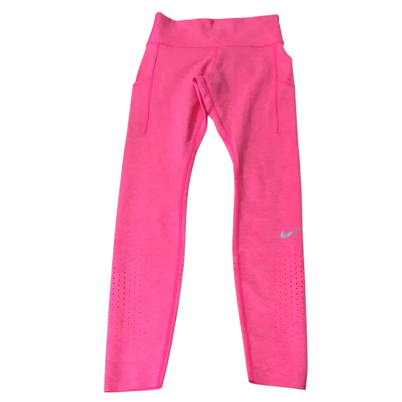 Athletic Leggings By Nike Apparel In Pink, Size: M Stylish Women's Neon