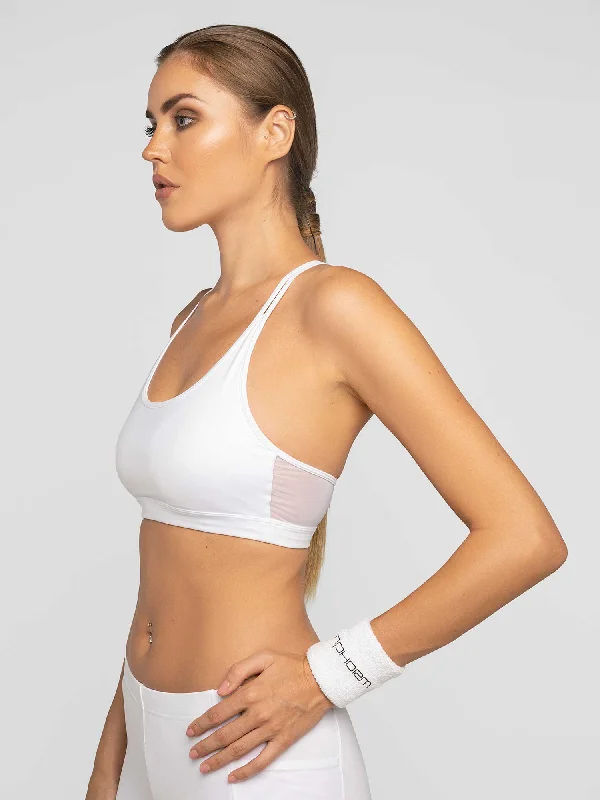 Classic Strappy Bra - White Sleek Women's  Sleek Women's 