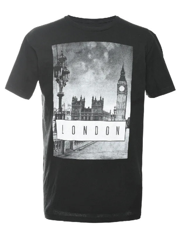 London Printed T-shirt - L Refined Women's Velvet