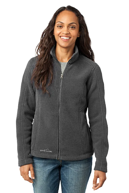 Eddie Bauer Womens Full Zip Fleece Jacket - Steel Grey Bold Women's Statement