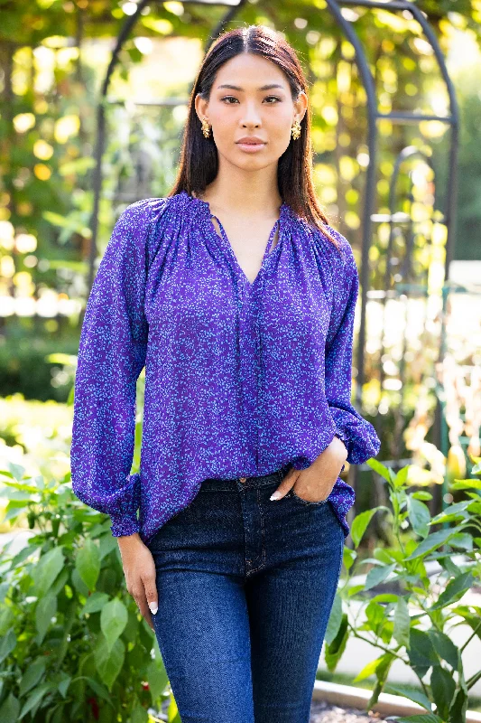 Amethyst French Floral