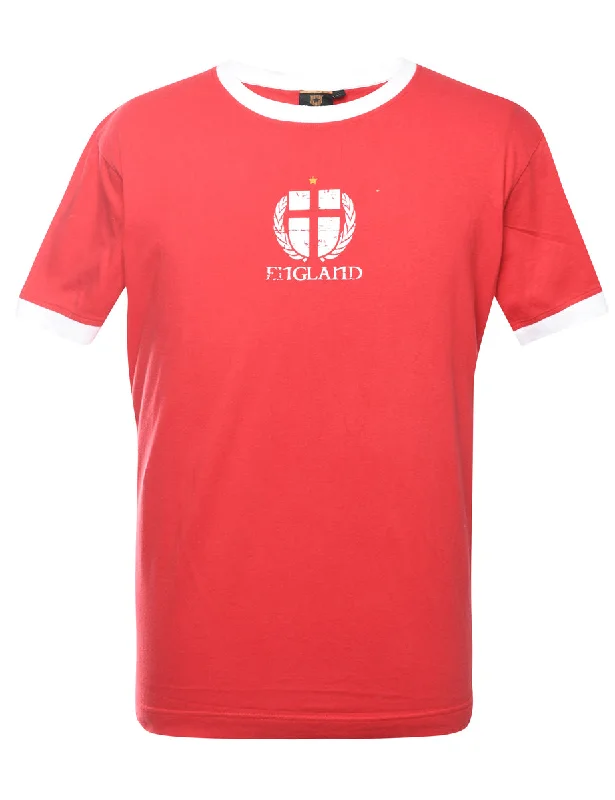 England Ringer T-shirt - XL Stylish Women's Neon