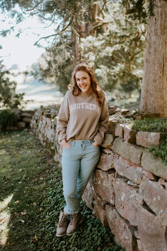 Southern Crewneck {Fleece} Polished Women's Silk