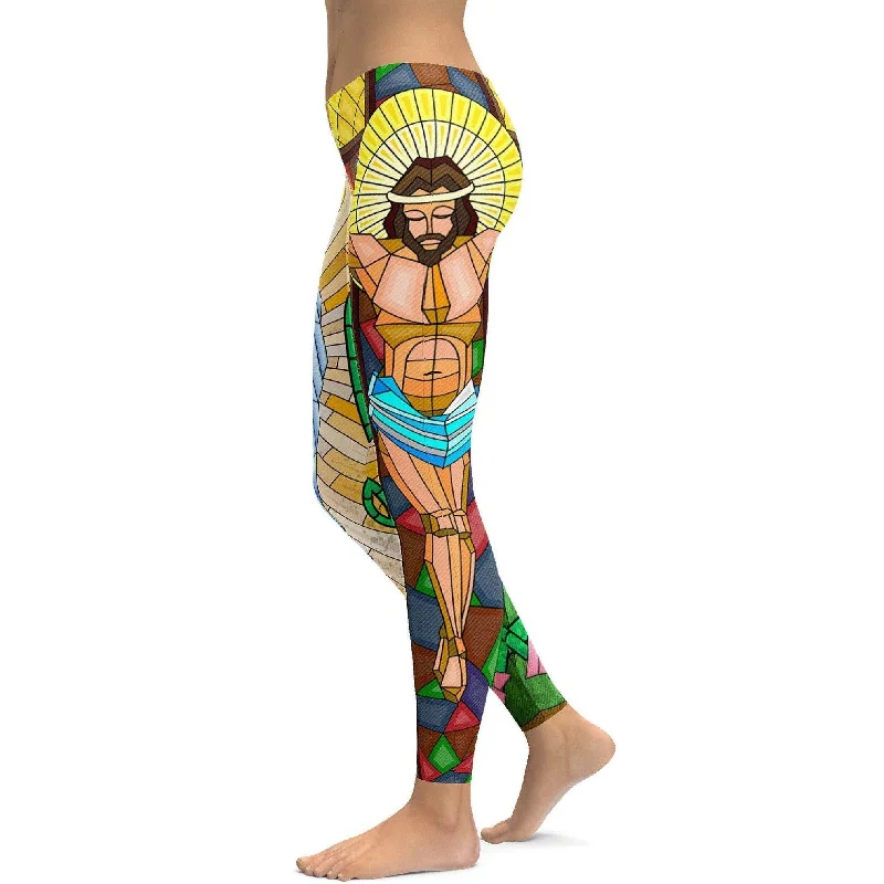 Birth and Death of Jesus Leggings French
