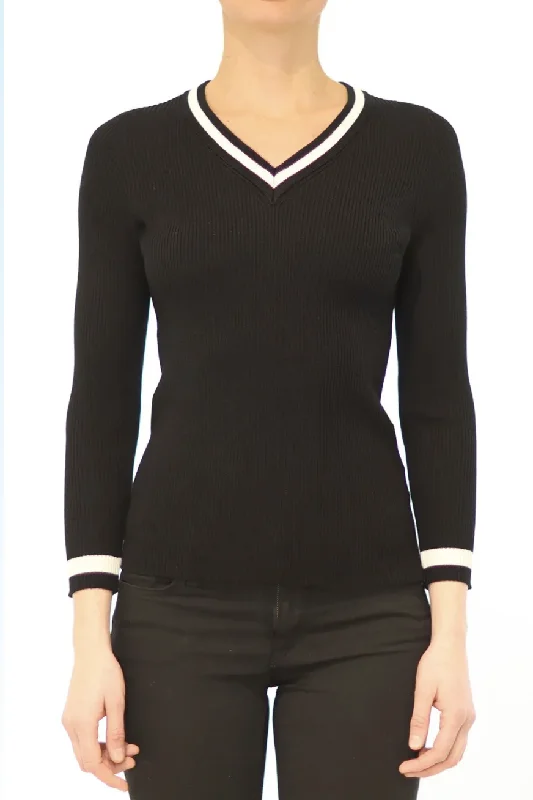 Lonnys Ribbed Pullover Cozy Women's Sherpa - lined Cozy Women's Sherpa - lined